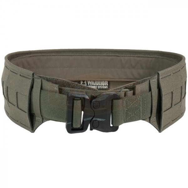 Warrior Laser Cut Low Profile MOLLE Belt & Cobra Belt - Ranger Green M