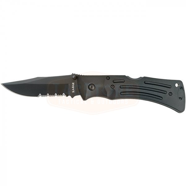 Ka-Bar Mule Serrated Blade - Black