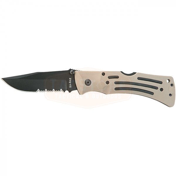 Ka-Bar Mule Serrated Blade - Desert