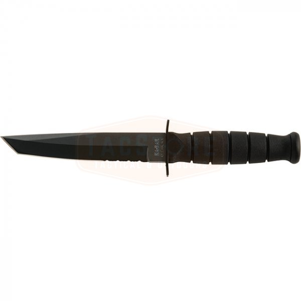 Ka-Bar Short Tanto Serrated Tanto Blade & Hard Plastic Sheath