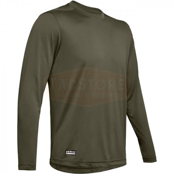 TacStore Tactical & Outdoors Under Armour Tactical UA Tech Long Sleeve T- Shirt - Olive - XL