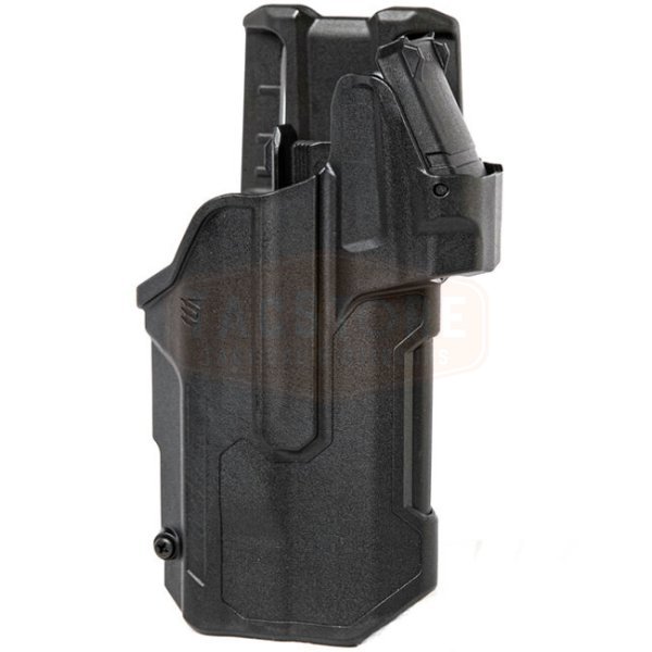 BLACKHAWK T-Series L2D RDS Duty Holster Glock 17/19/22/23/31/32/45/47 TLR-1/2 RH - Black