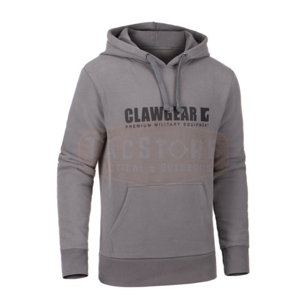 Clawgear CG Logo Hoodie - Wolf Grey - L