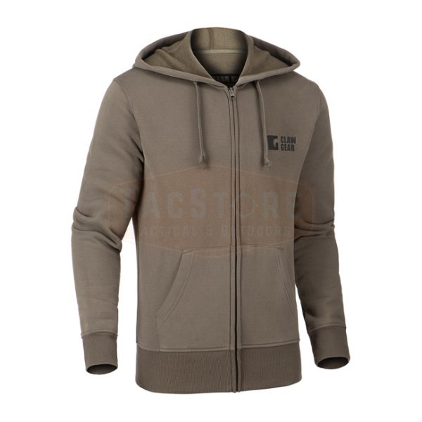 Clawgear CG Logo Zip Hoodie - RAL 7013 - XL