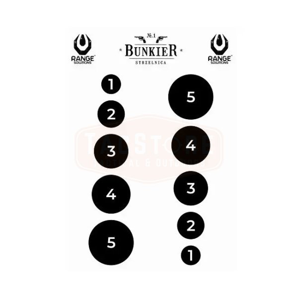 Range Solutions Bunker Shooting Target 50pcs