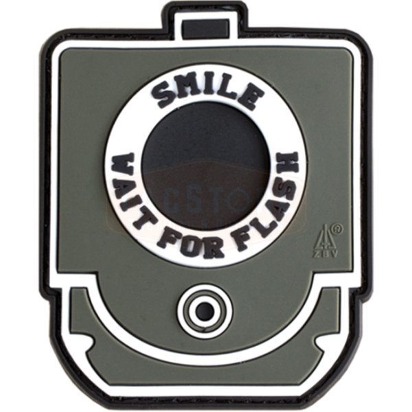 JTG Smile & Wait Rubber Patch - Foliage Green