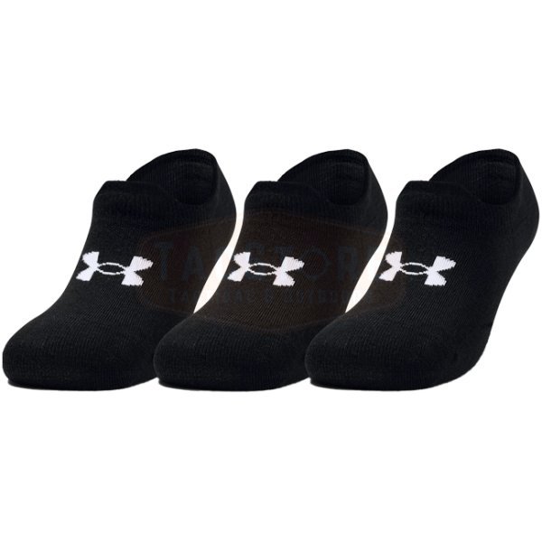 Under Armour UA Essential UltraLowTab 3-Pack - Black - L