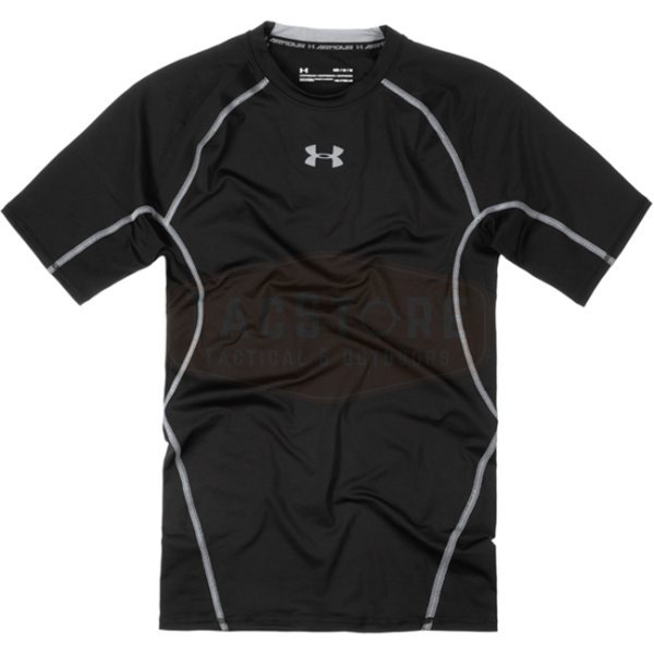 Under Armour UA HeatGear Compression Tee - Black - 2XL