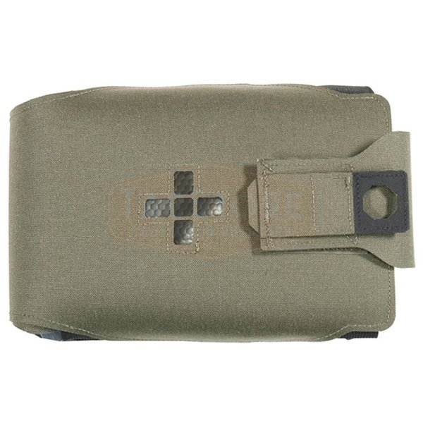 Warrior Laser Cut Large Horizontal Individual First Aid Kit Pouch - Ranger Green