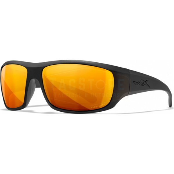 Wiley X Omega Captivate Polarized Bronze Mirror - Black