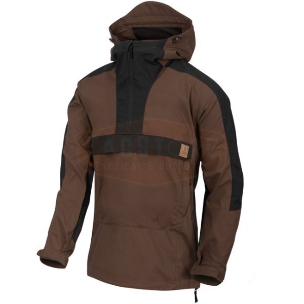 Helikon-Tex Woodsman Anorak Jacket - Earth Brown / Black B - XL