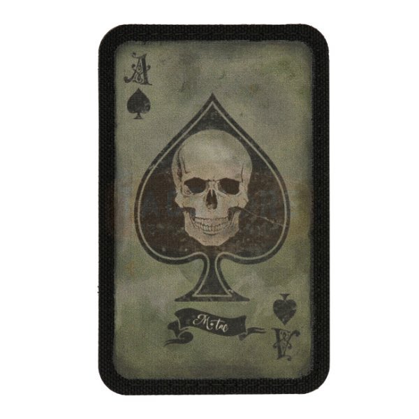 M-Tac Ace of Spades Print Patch - Ranger Green