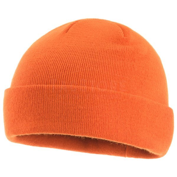 M-Tac Acrylic Fine Knit Watch Cap - Orange - L/XL