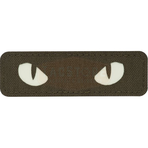 M-Tac Cat Eyes Laser Cut Patch GID - Ranger Green