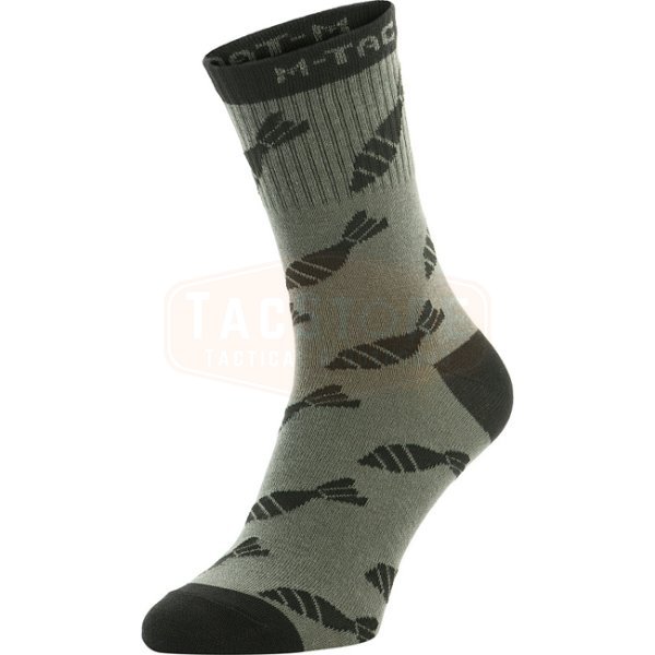 M-Tac Lightweight Socks Mortar Bombs Mk.3 - Olive - 39-42