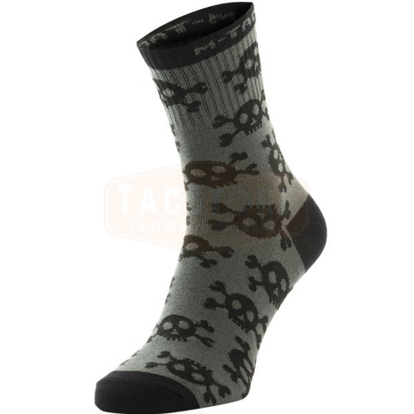 M-Tac Lightweight Socks Pirate Skull Mk.3 - Olive 43-46