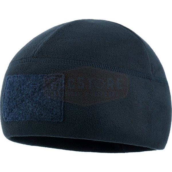 M-Tac Tactical Fleece Watch Cap Beanie & Patch Panel - Dark Navy Blue - L