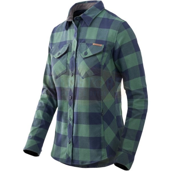 Helikon-Tex Marigold Woman's Shirt - Moss Green Checkered - 2XL