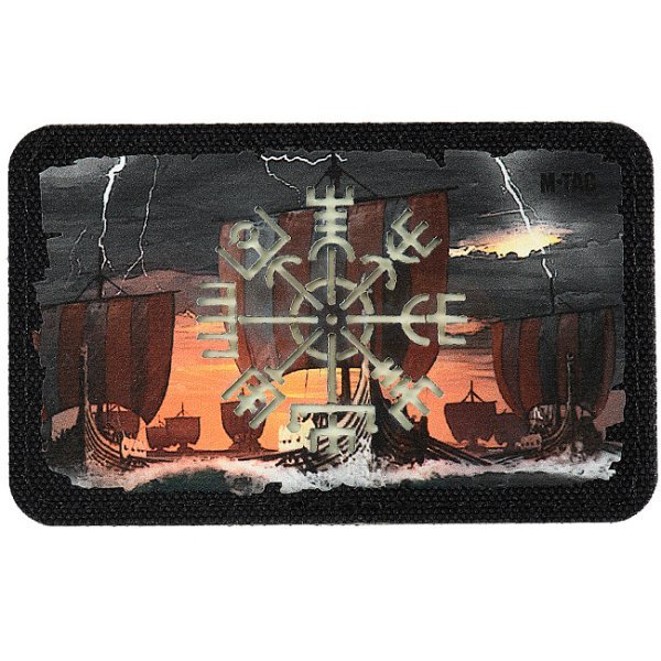 M-Tac Vegvisir Drakkar Print Patch - Glow in the Dark