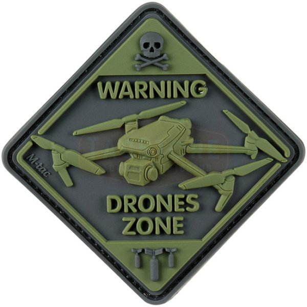 M-Tac Drones Zone Rubber Patch - Olive