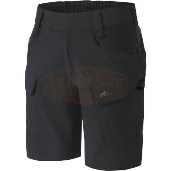 Helikon-Tex Women's OTS Outdoor Tactical Shorts 8.5 - Black - XS