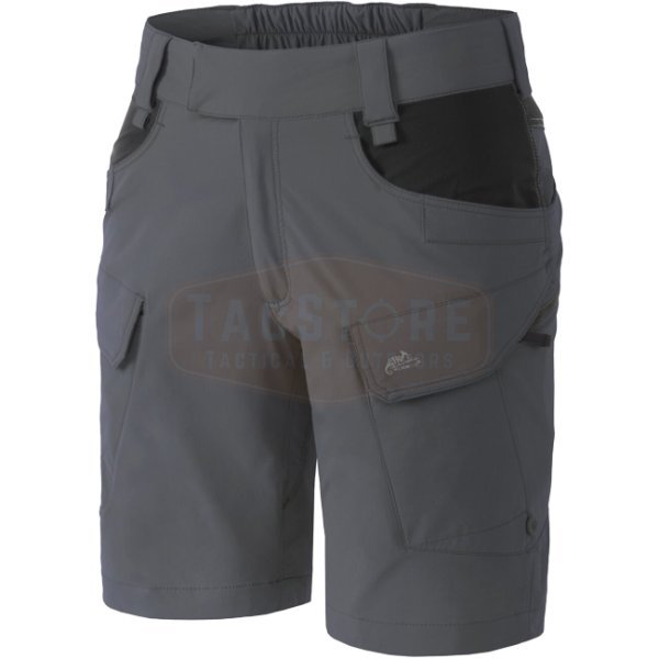 Helikon-Tex Women's OTS Outdoor Tactical Shorts 8.5 - Shadow Grey / Black - XS