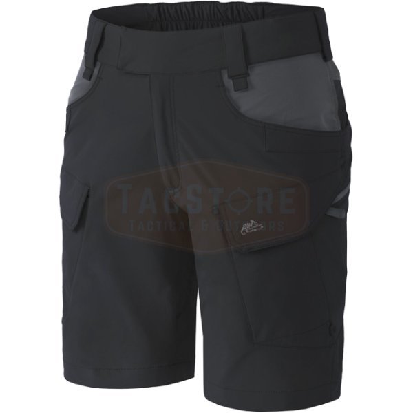 Helikon-Tex Women's OTS Outdoor Tactical Shorts 8.5 - Black / Shadow Grey - XS