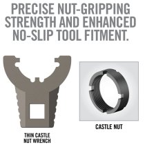 Real Avid Master-Fit Armorer's Crowfoot Thin Castle Nut Wrench