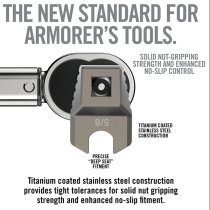 Real Avid Master-Fit Armorer's Crowfoot 5/8 Inch Muzzle Device / A2 Buttstock Extension Tube Wrench