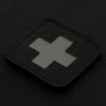 M-Tac Medic Cross Laser Cut Patch - Black / Grey