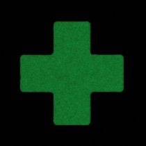 M-Tac Medic Cross Laser Cut Patch GID - Black