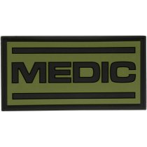 M-Tac Medic Rubber Patch - Olive / Black