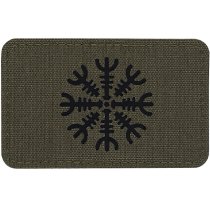 M-Tac Helm of Terror Horizontal Laser Cut Patch - Ranger Green / Black