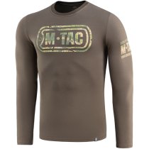 M-Tac Logo Long Sleeve T-Shirt - Dark Olive - 2XL