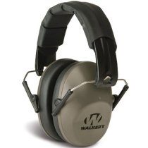 Walkers Low Profile Folding Earmuff - Dark Earth