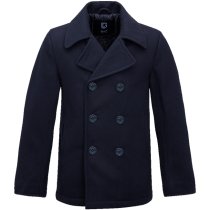 Brandit Pea Coat - Navy - S