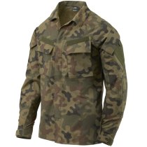 Helikon-Tex Raid Shirt - PolyCotton Stretch Ripstop - PL Woodland - M