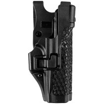 BLACKHAWK Level 3 Basketweave SERPA Duty Holster Glock 17/19/22/23/31/32 - Black