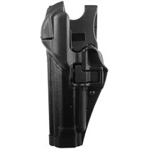 BLACKHAWK Level 3 Matte Finish SERPA Duty Holster Beretta 92/96/M9A1/92A1/96A1 - Black