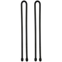 Nite Ize Gear Tie Reusable Rubber Twist Tie 2 Pack 12 Inch - Black