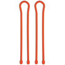 Nite Ize Gear Tie Reusable Rubber Twist Tie 2 Pack 24 Inch - Orange