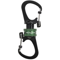 Nite Ize SlideLock 360 Degree Magnetic Locking Dual Carabiner - Olive