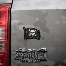 M-Tac Jolly Roger Flag Sticker - Black