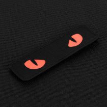 M-Tac Red Cat Eyes Laser Cut Patch - Black