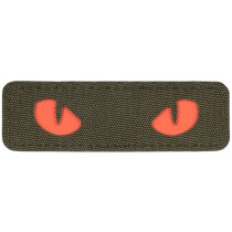 M-Tac Red Cat Eyes Laser Cut Patch - Ranger Green