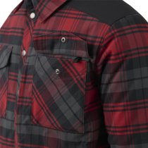 Helikon-Tex Winter Warden Shirt - Slate Crimson Plaid - XS