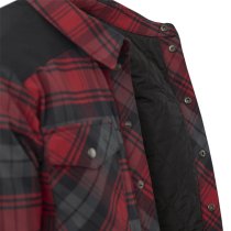 Helikon-Tex Winter Warden Shirt - Slate Crimson Plaid - S