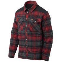 Helikon-Tex Winter Warden Shirt - Slate Crimson Plaid