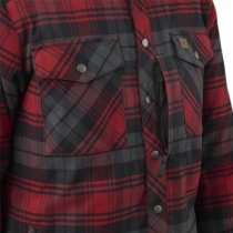 Helikon-Tex Winter Warden Shirt - Slate Crimson Plaid - L