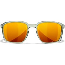 Wiley X WX Alfa Captivate Polarized Bronze Mirror - Green